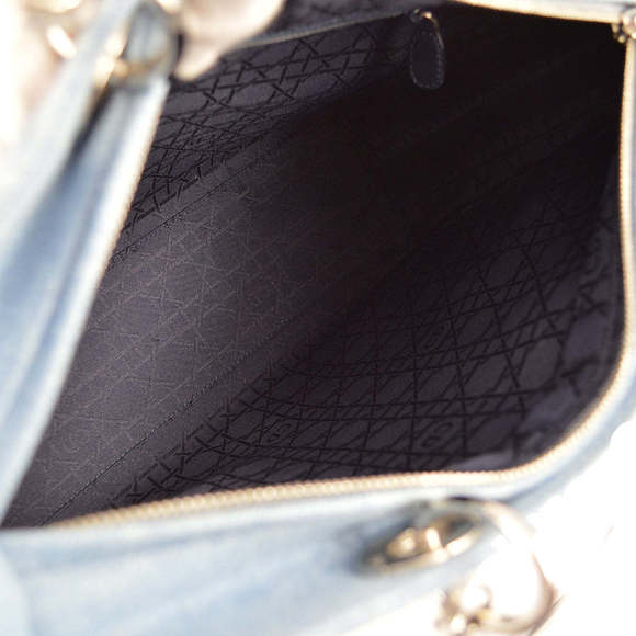 CHRISTIAN DIOR 1999 Large Denim Lady Dior Bag 120531 - Picture 8 of 10